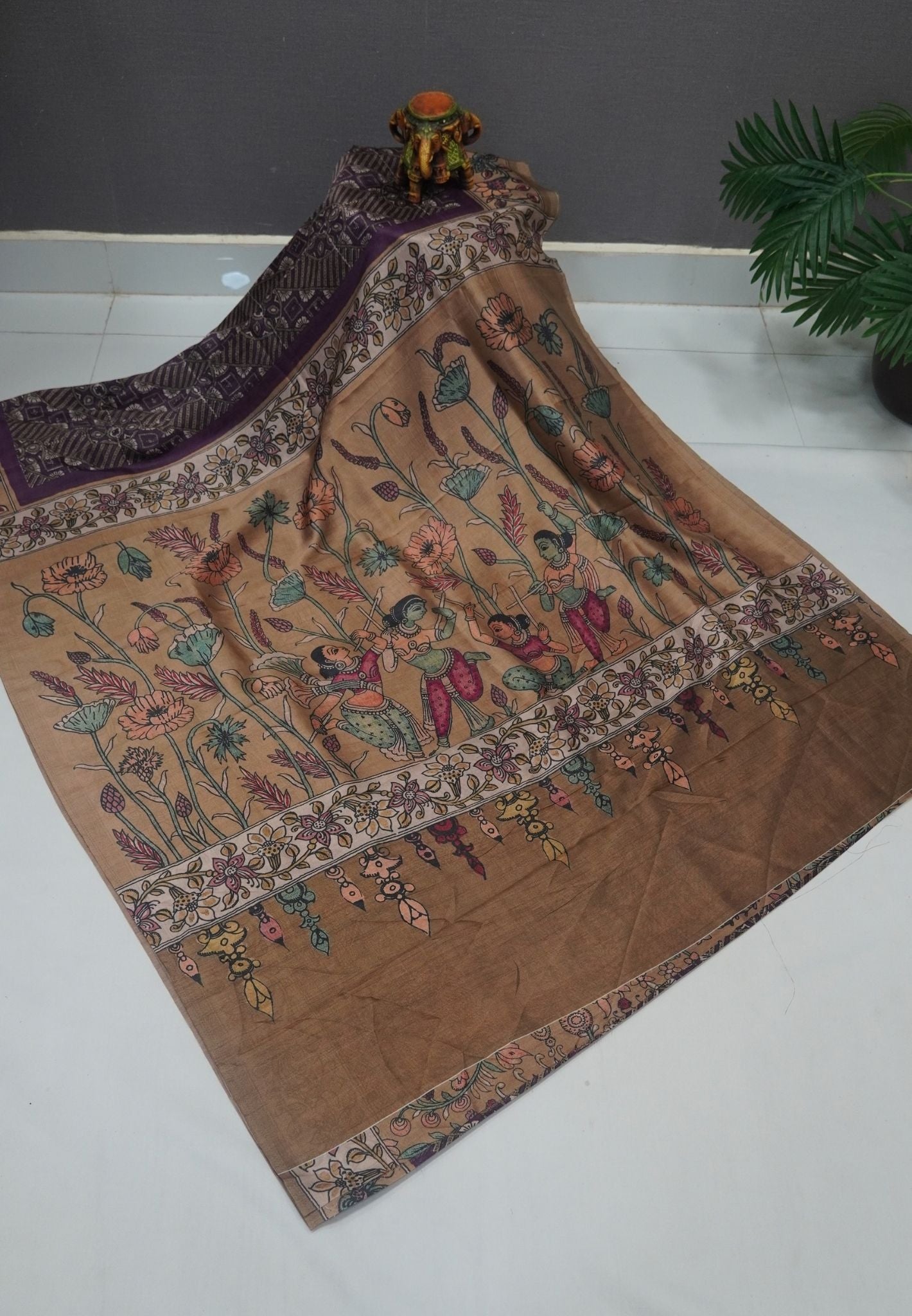 Premium Silk Saree-Purple