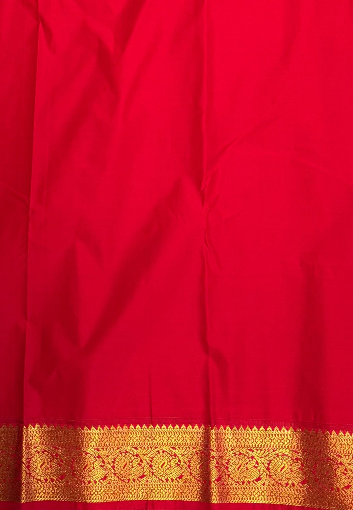 Budget Kanchipuram Saree-Light Green with Contrast Border