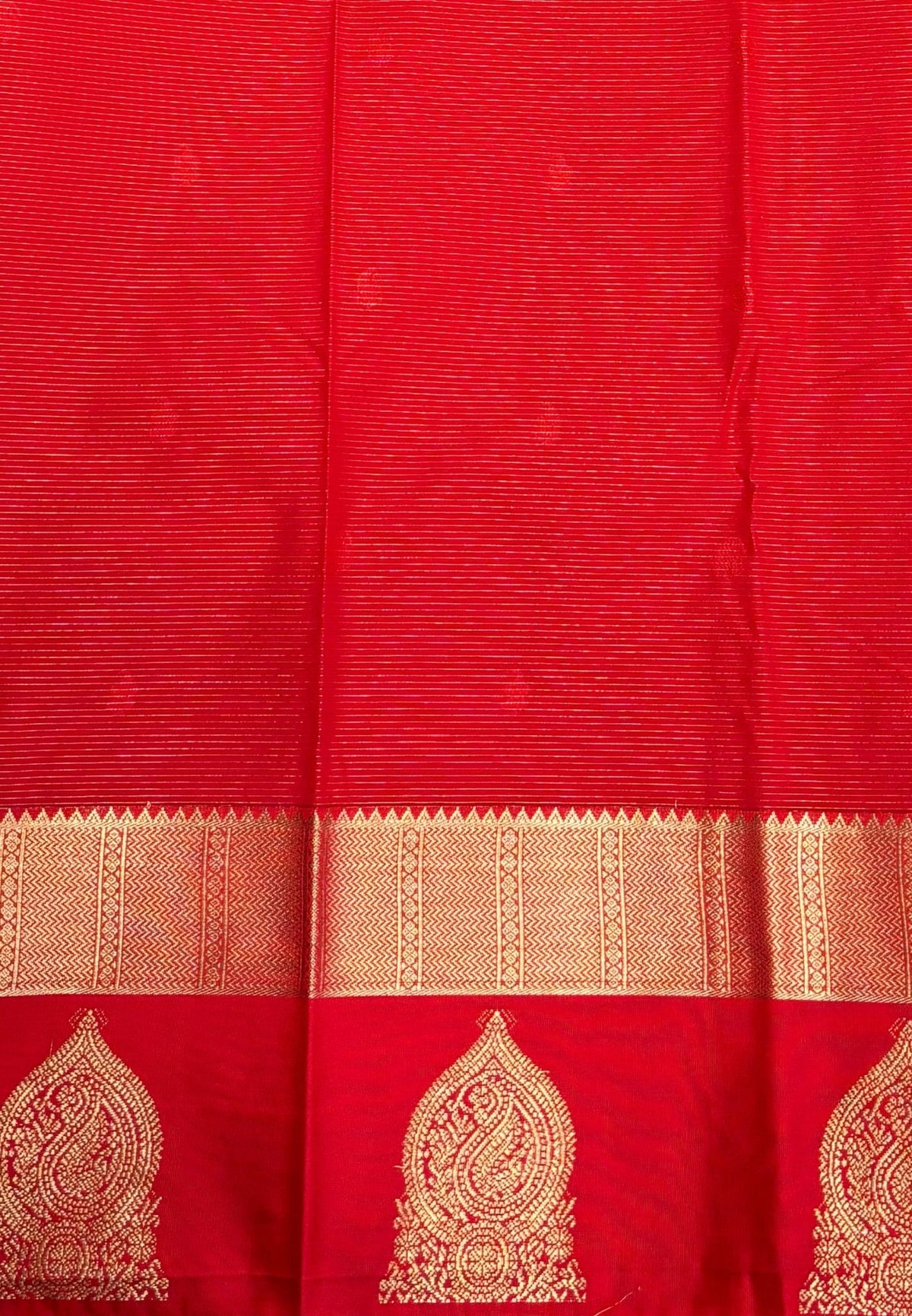 Budget Kanchipuram Saree-Blue with Contrast Border