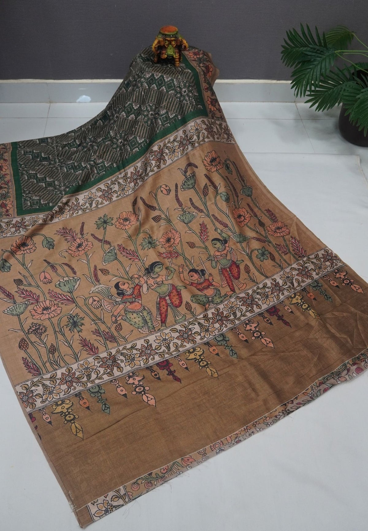 Premium Silk Saree-Green
