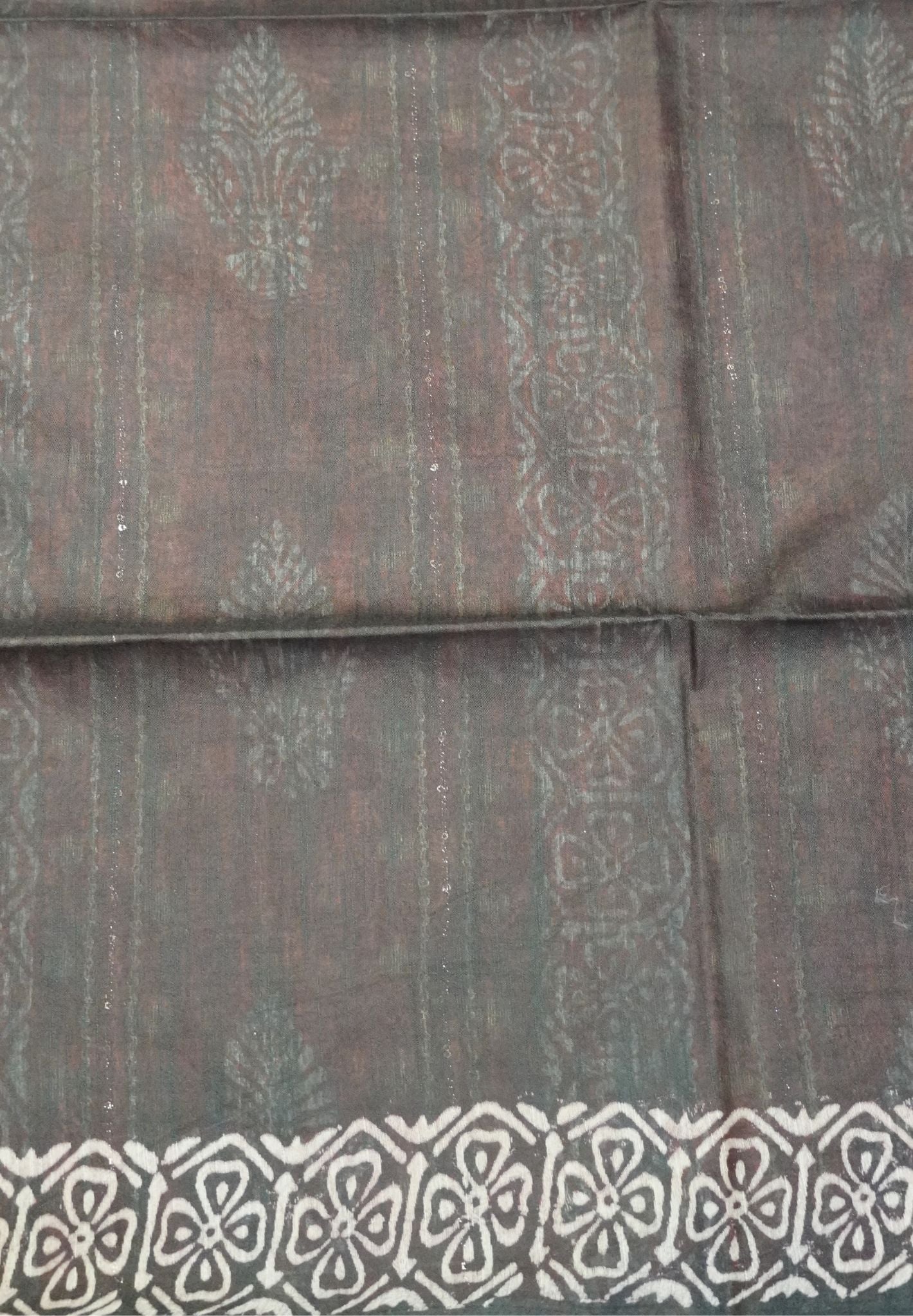 Bhagalpur Cotton Saree-Pale Orange