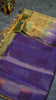Vazhai Naaru Pattu Saree Vairaoosi Dual Lavender to Green thumbnail