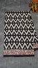 Mul Mul Cotton Saree Black Triangle Prints thumbnail