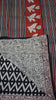 Mul Mul Cotton Saree Black Triangle Prints thumbnail