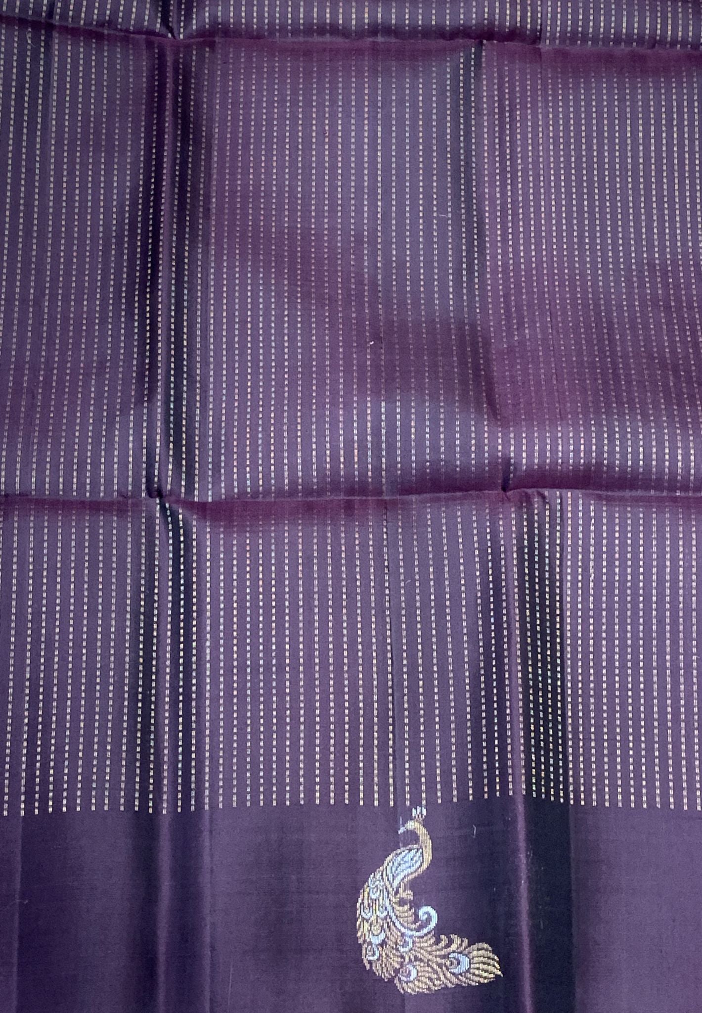 Pure Silk Saree – Arakku with Self Zari Weaving and Meenakari Butta