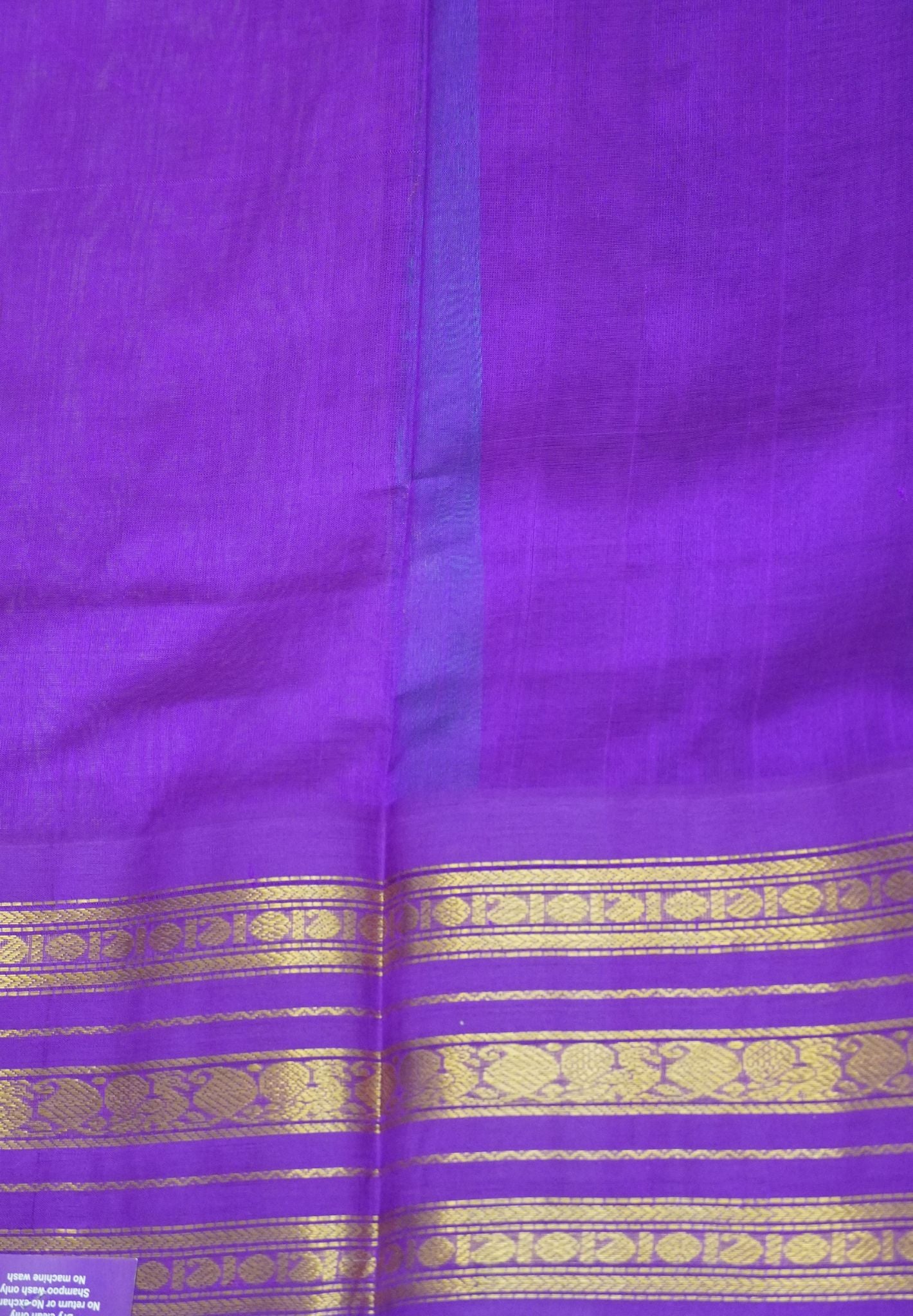 Pure Silk Cotton Saree-Sky Blue