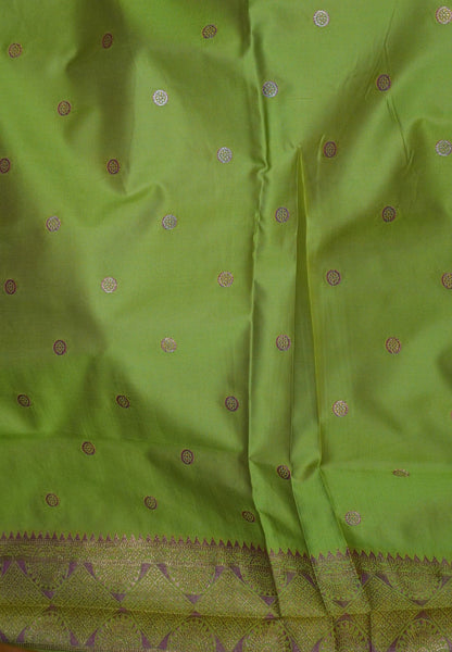 Semi Silk Saree-Pinkish Orange
