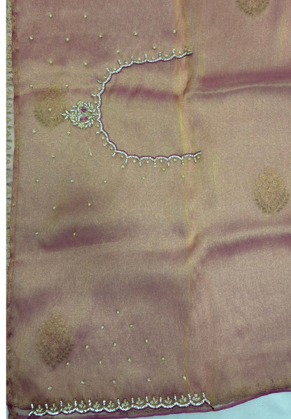 Designer Saree-Pink