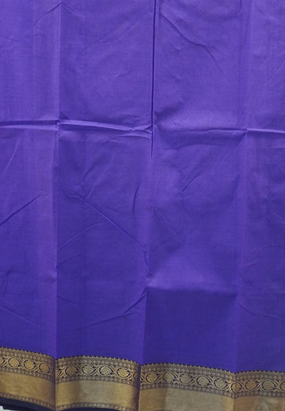 Chettinad Cotton Saree-Violet