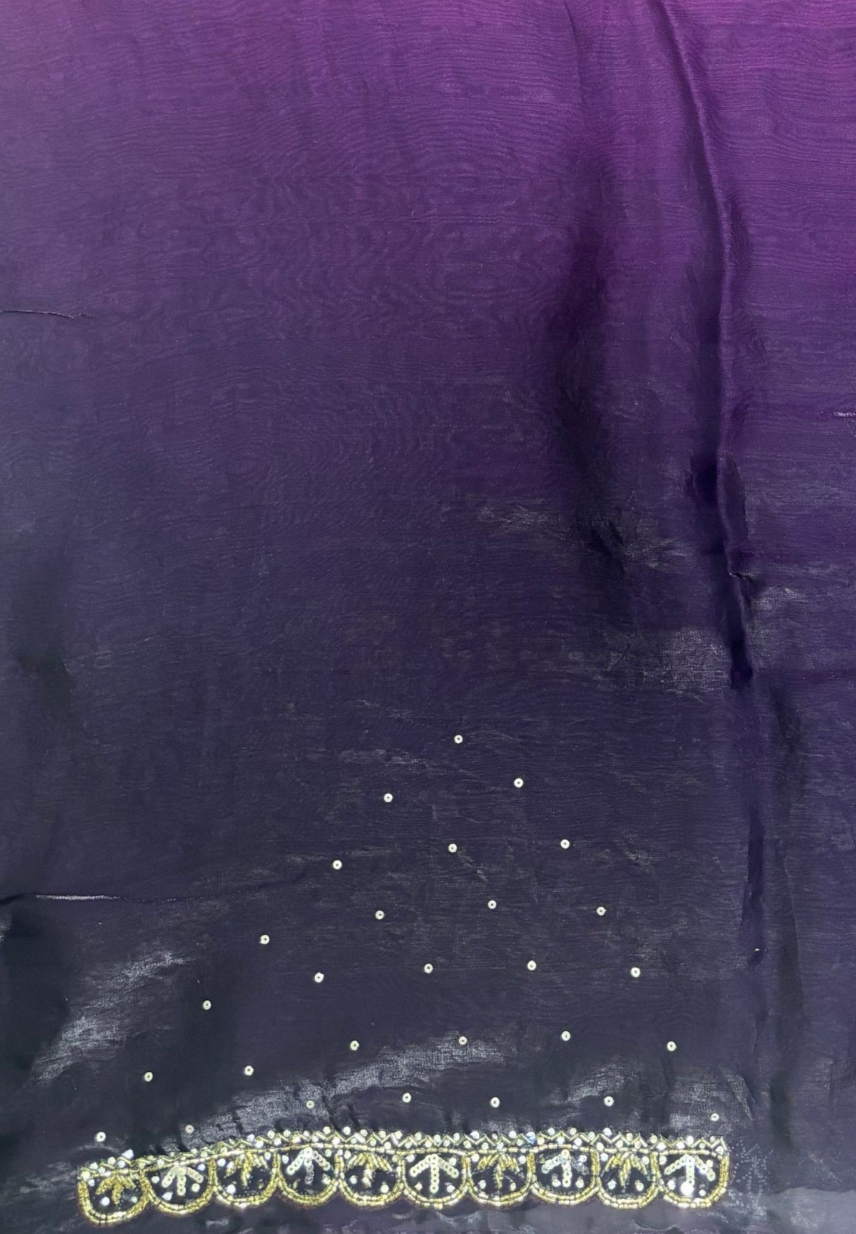 Designer Saree-Dark Purple
