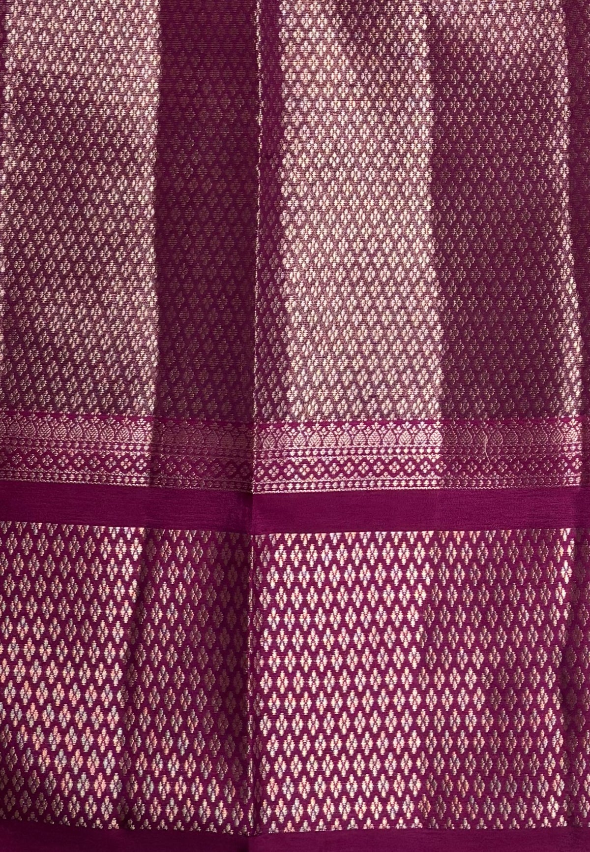 Kathan Silk Saree-Orange In Floral Brocade Zari Border