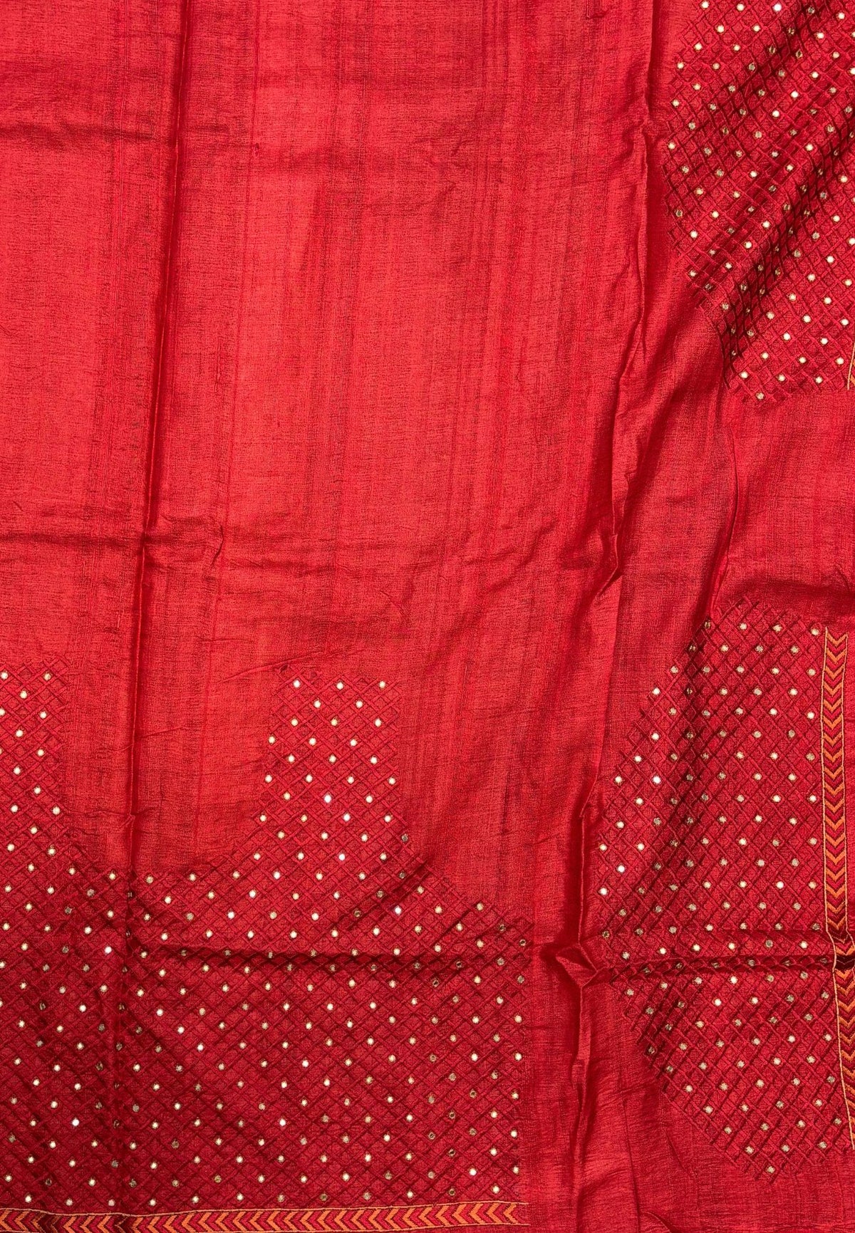 Pure Jute Silk Saree-Black In Tower Embroidery Border