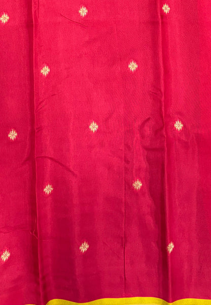 Art Mysore Silk Saree-Black with Rajagopuram Zari Border