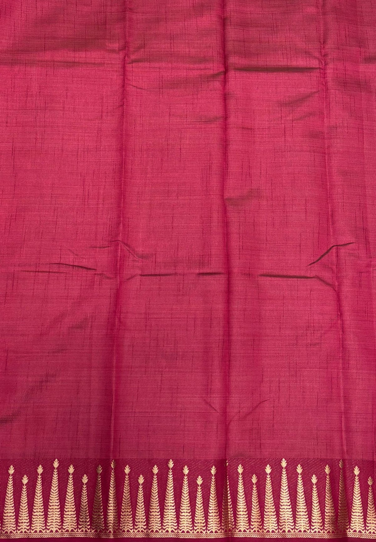 Semi Tussar Saree-Light Green in Traditional Striped Zari with Contrast Border