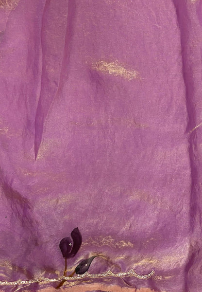Designer Saree-Purple