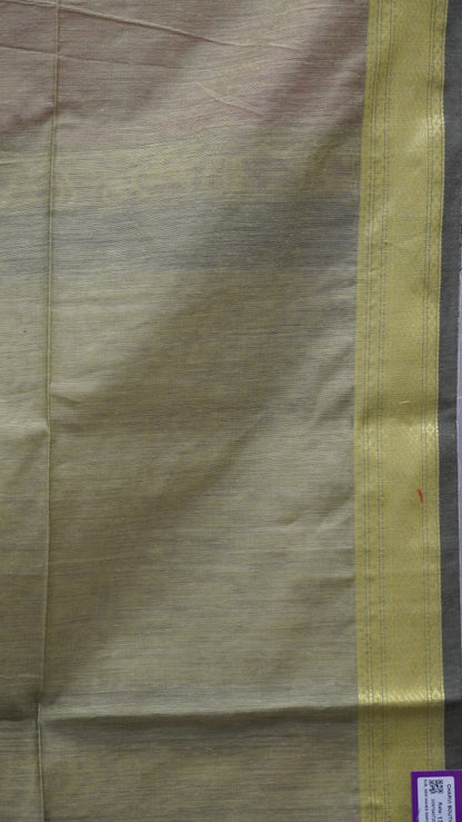 Maheswari Cotton Saree Plain- Maroon