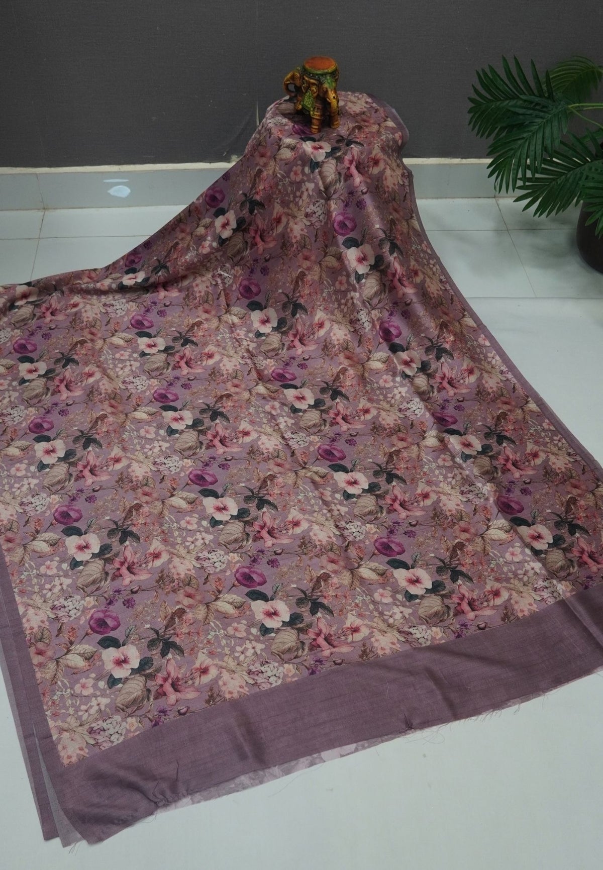 Premium Silk Saree-Purple