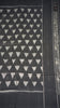 Pochampally Cotton double Ikkat Saree Grey - White thumbnail