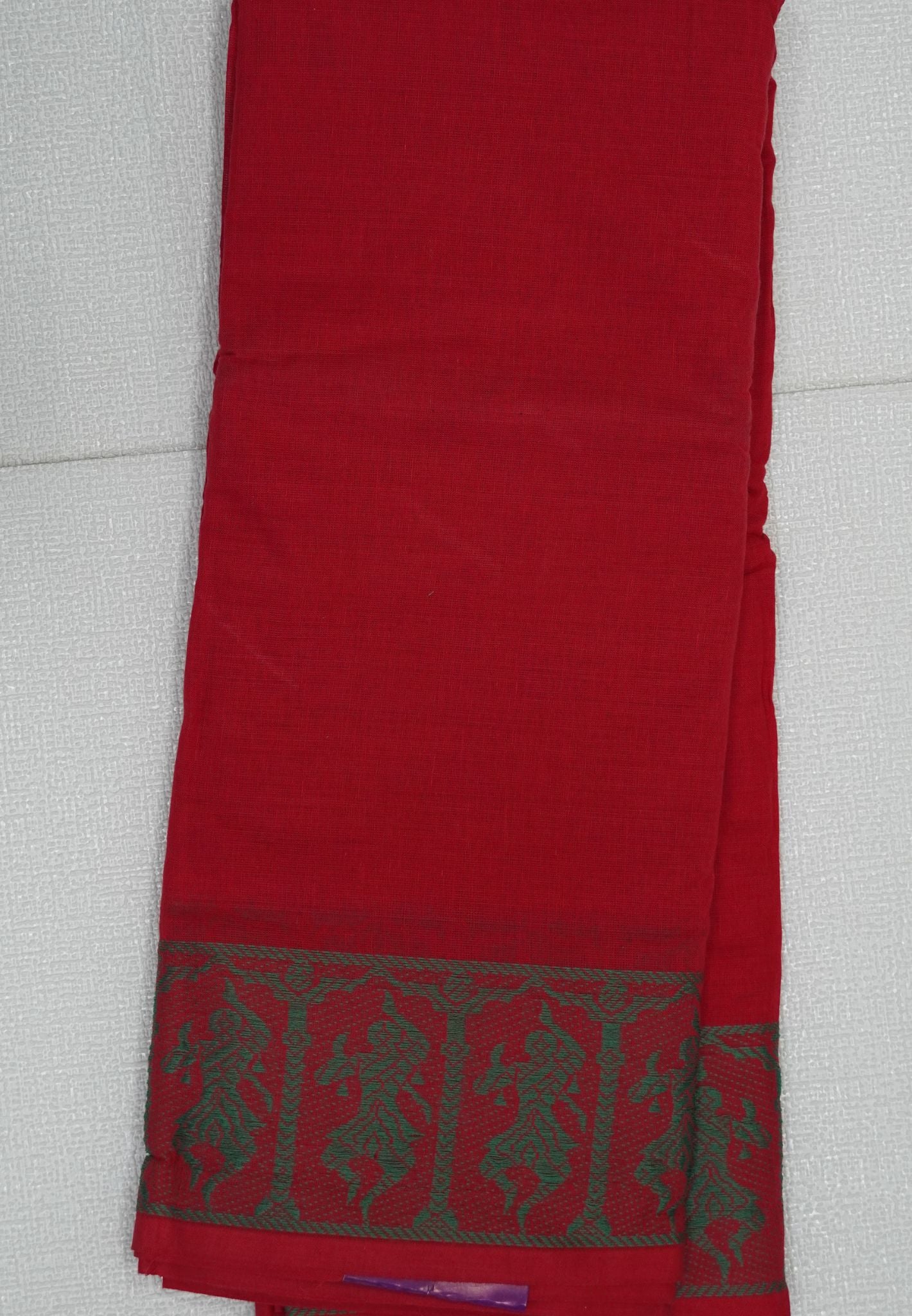 Cotton Dance Saree-Red