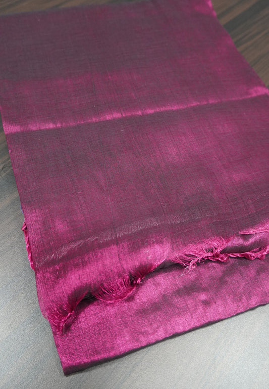 Tissue Silk Saree- Wine