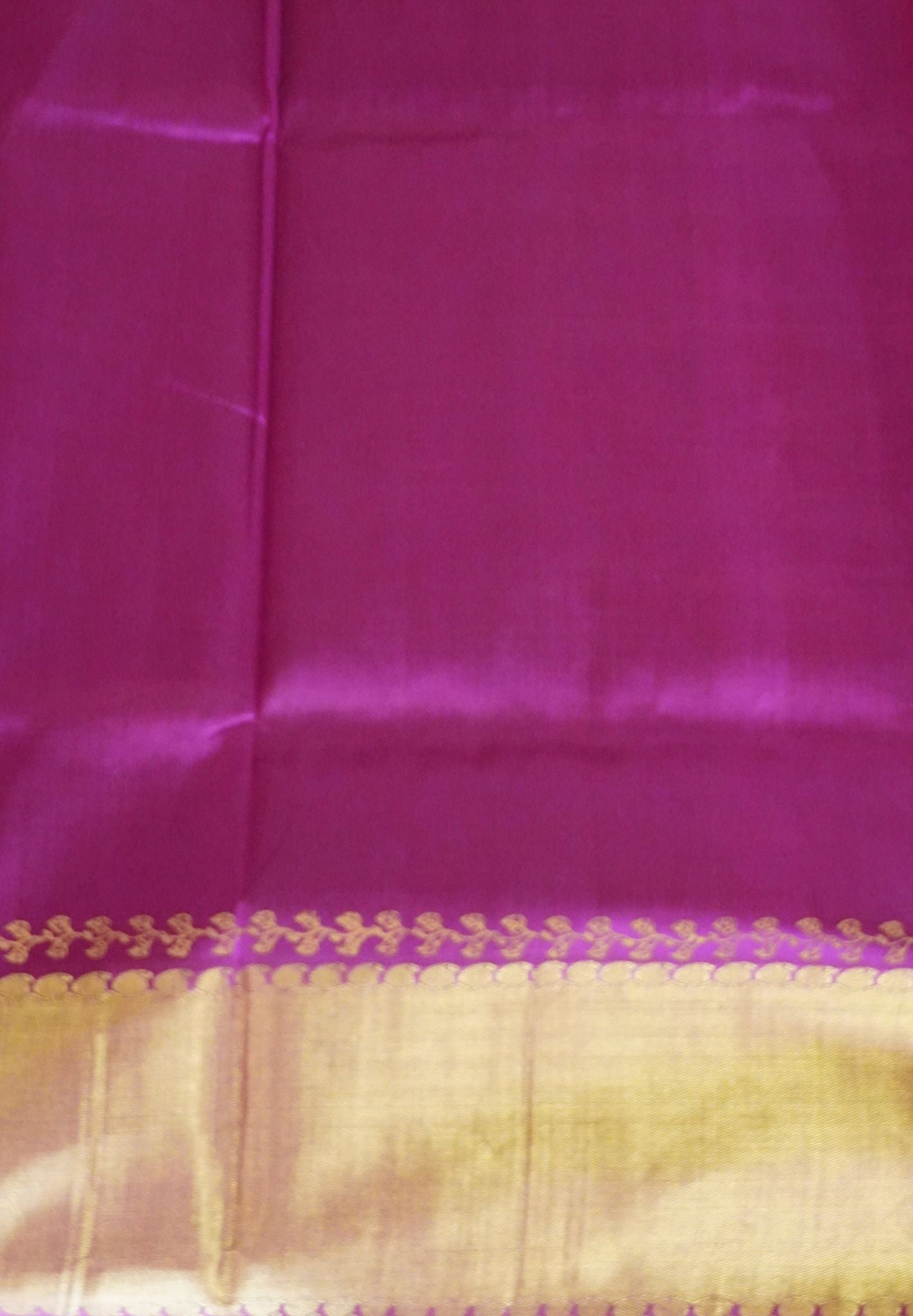 Silk Cotton Saree-Magenta Pink