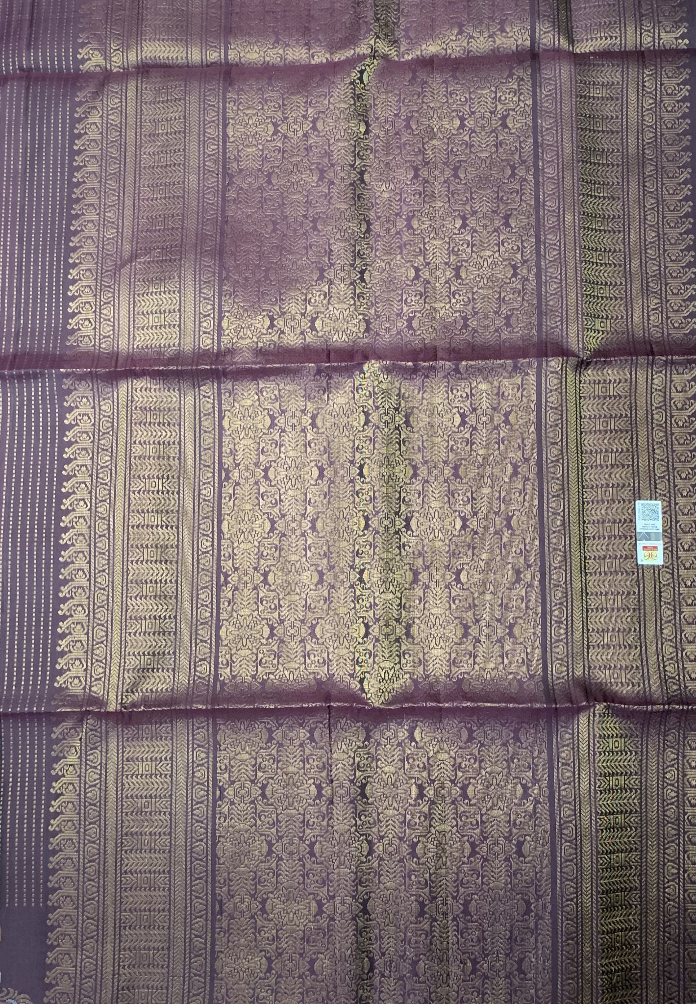 Pure Silk Saree – Arakku with Self Zari Weaving and Meenakari Butta