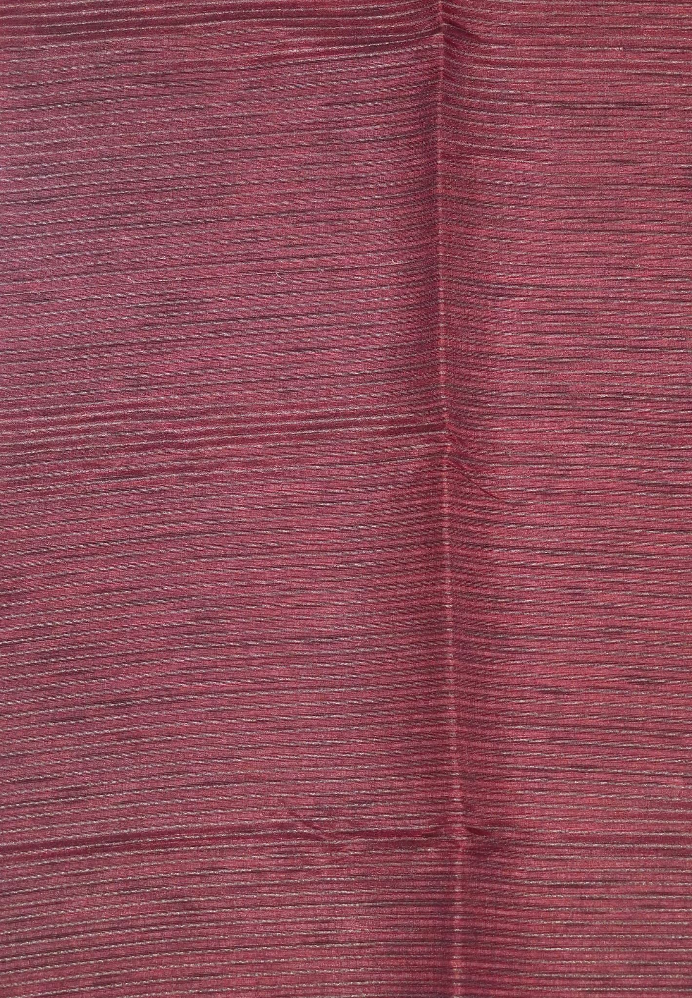 Mulberry Silk Saree- Mini Tower Border Maroon