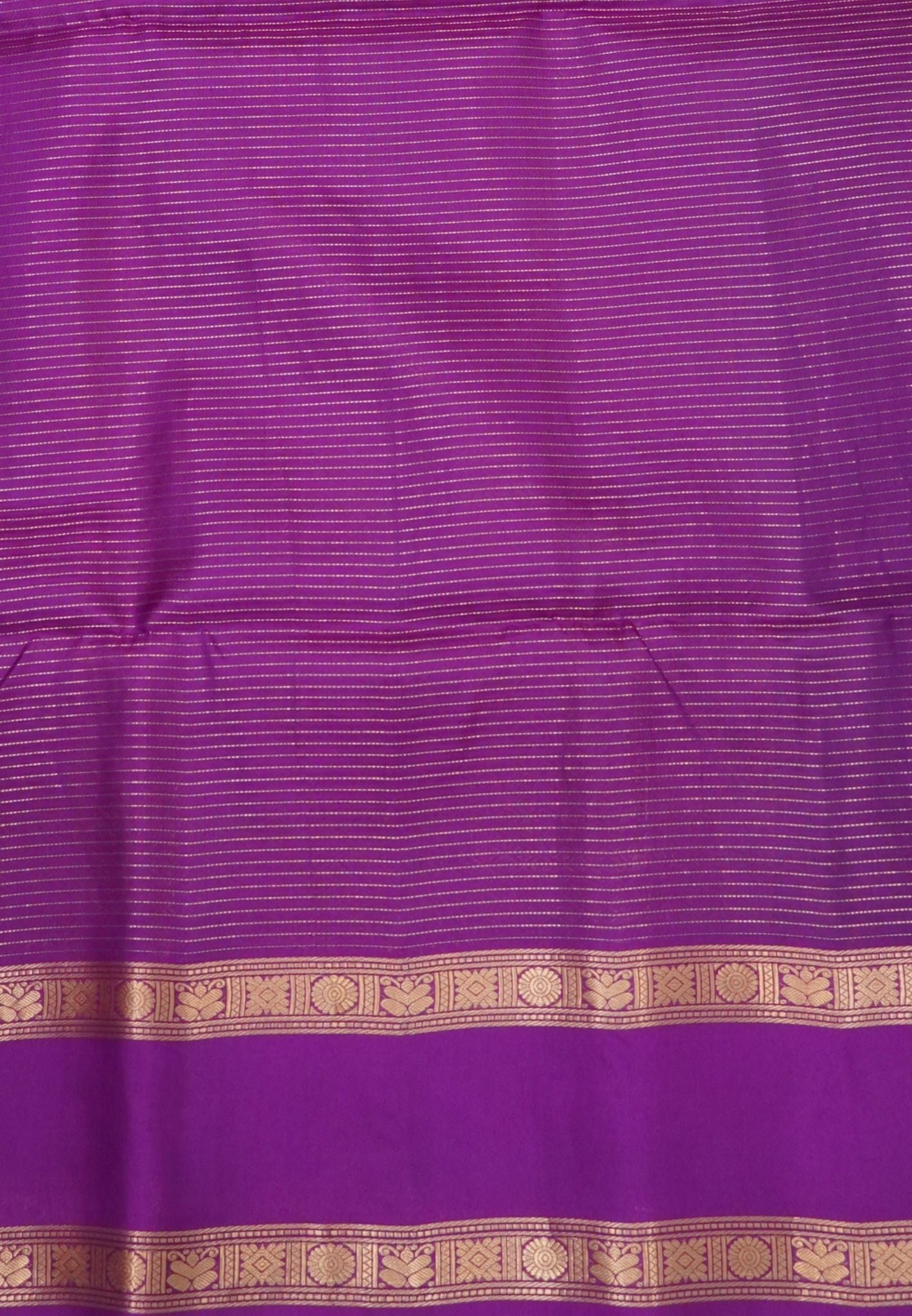 Pure Kanchipuram Silk Saree-Sage Green in Zari Checks with Contrast Rettapet Border