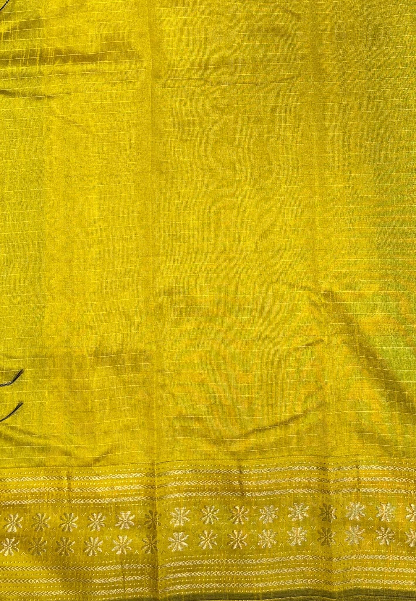 Raw Silk Saree-Bottle Green in 1000 Butta with Contrast Zari Border