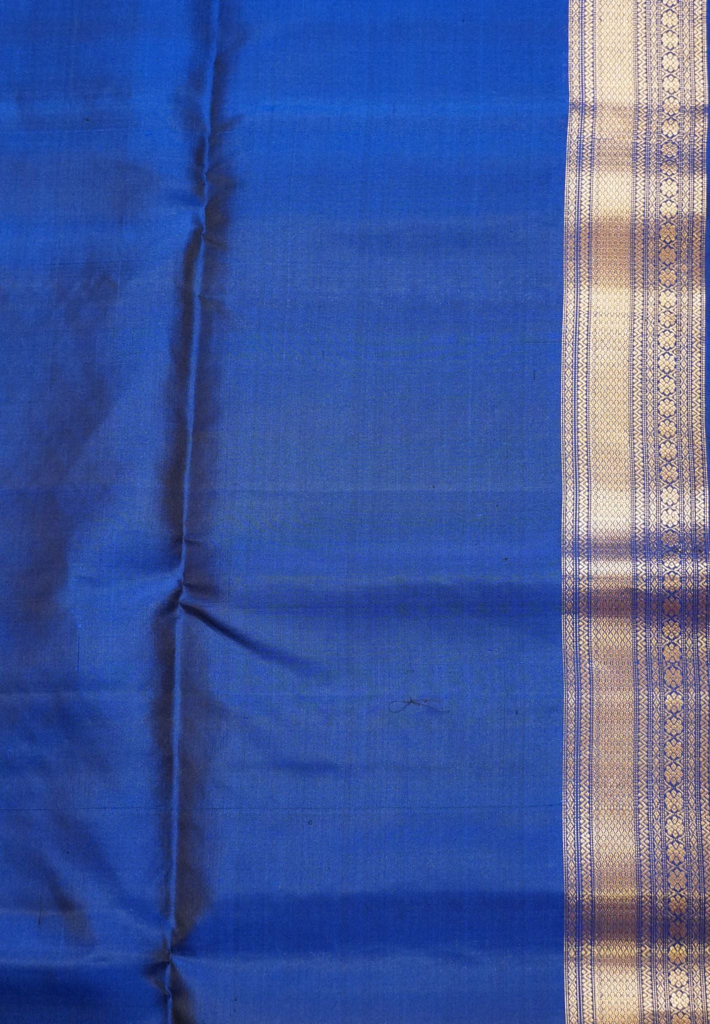 Pure Silk Saree - Peacock Blue