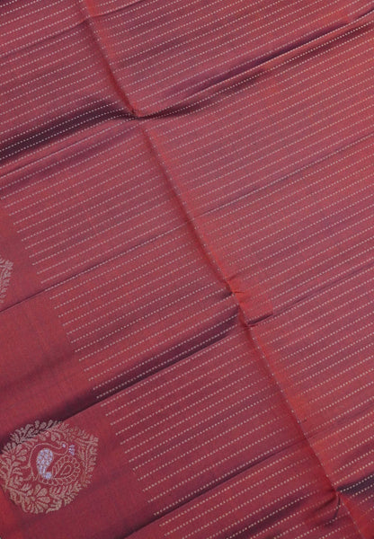 Pure Soft Silk Saree - Maroon