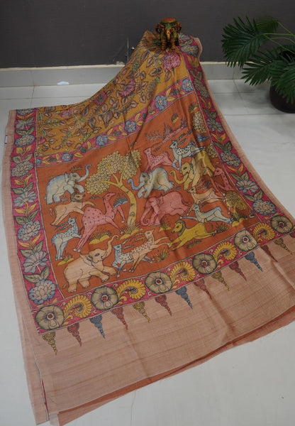 Premium Silk Saree-Mustard