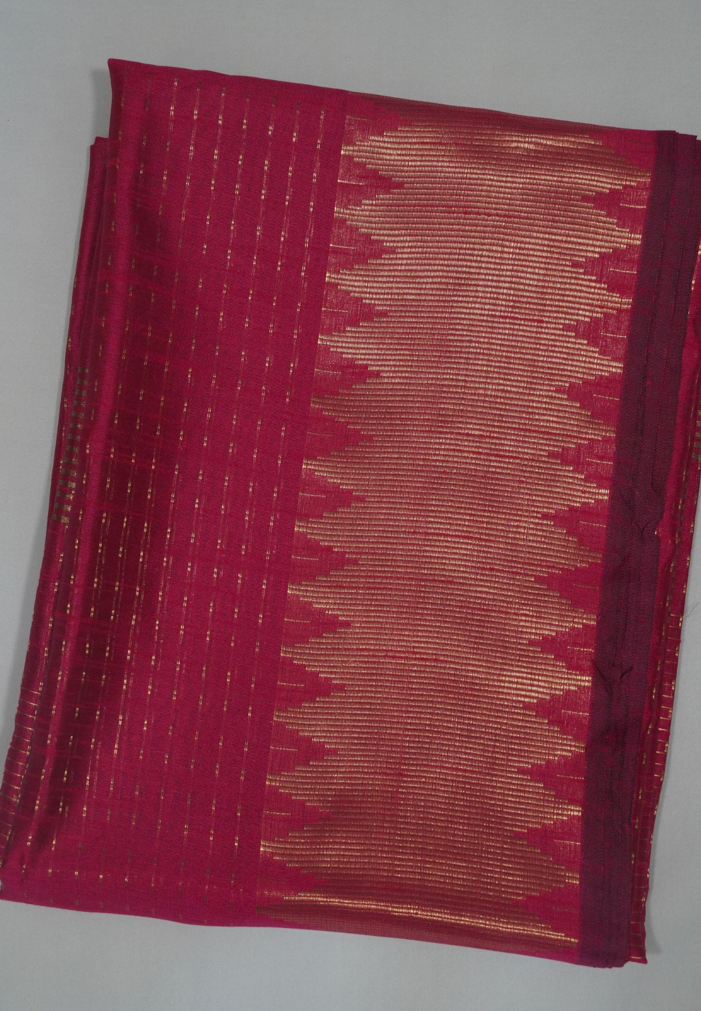 Semi Raw Silk Saree-Pink