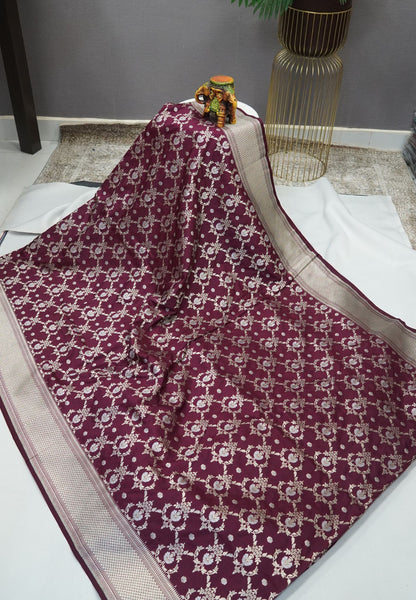 Banarasi Saree - Wine