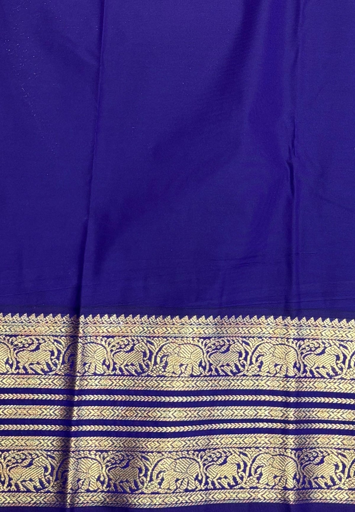 Budget Kanchipuram Saree-Light Purple with Contrast Border