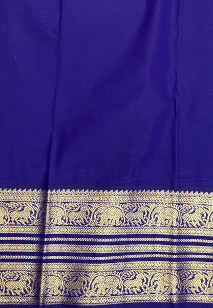 Budget Kanchipuram Saree-Light Purple with Contrast Border