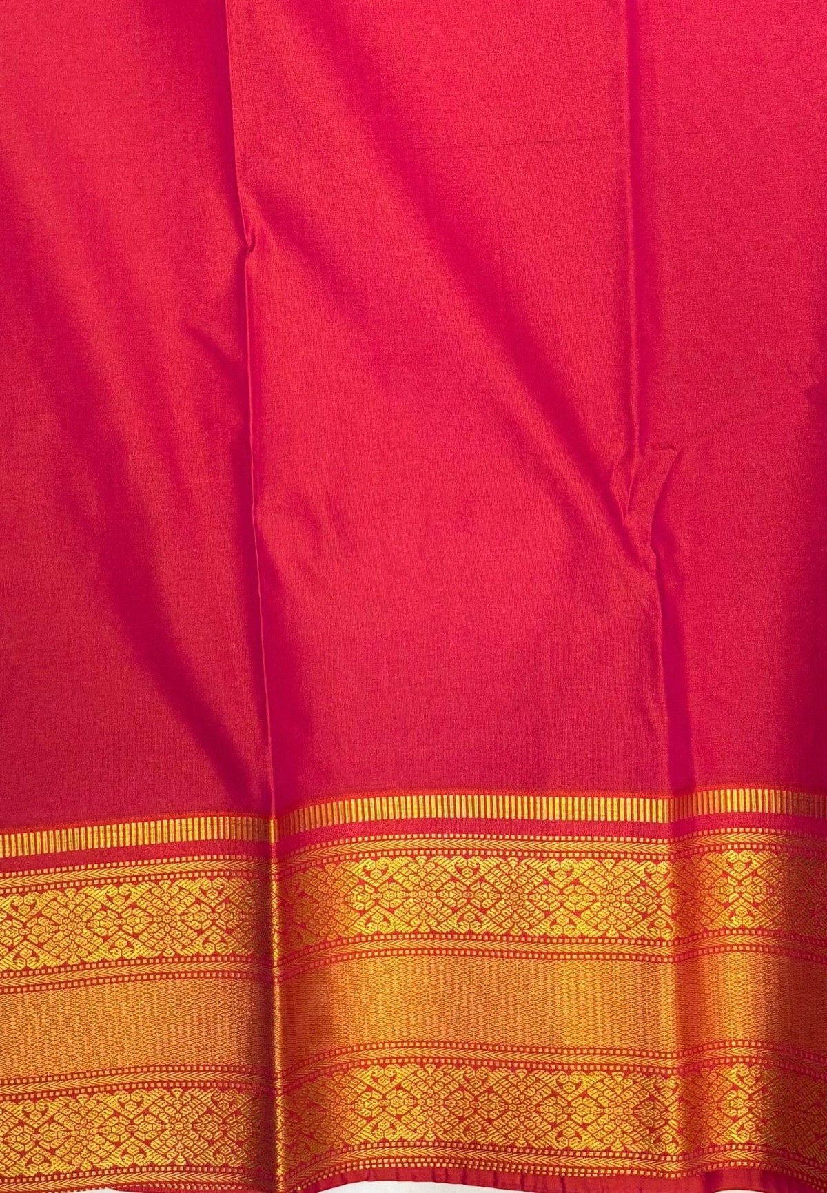 Budget Kanchipuram Saree-Sage Green In Floral Zari Panel Border
