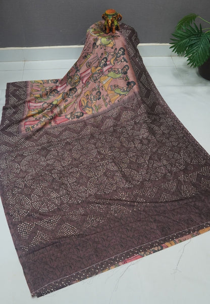 Premium Silk Saree-Dusky Purple