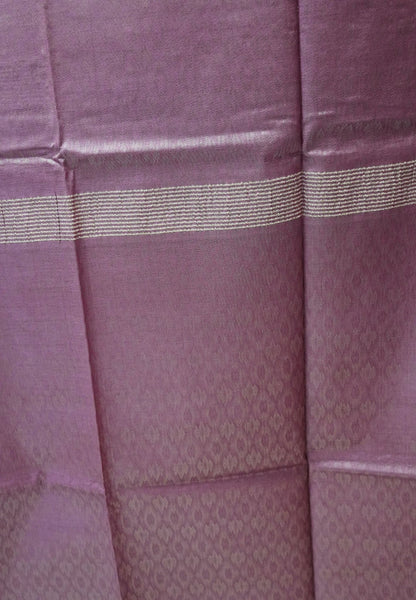 Bhagalpur Cotton Saree -Muted Wine