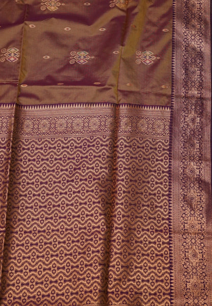 Semi Silk Saree-Golden Brown