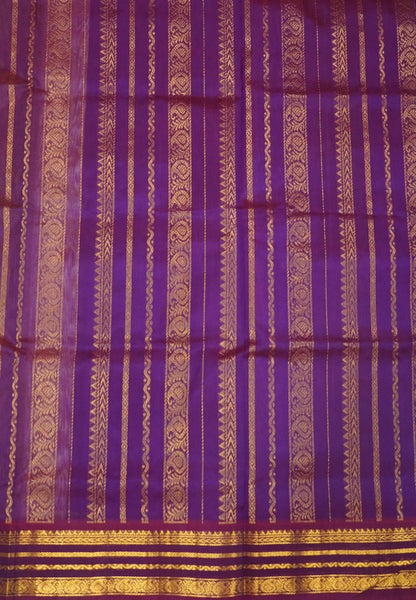 Pure Silk Cotton Saree-Lime Green in Rangkat Pattern