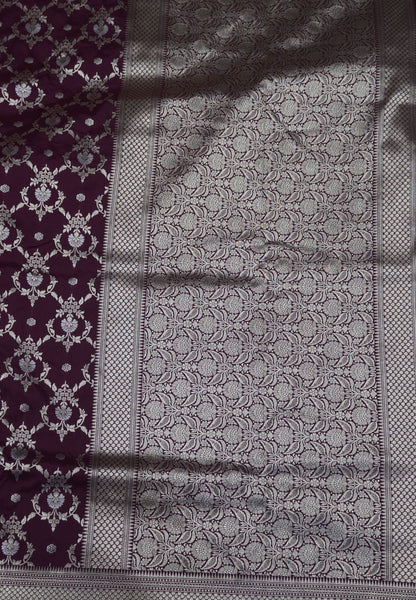 Banarasi Saree - Wine