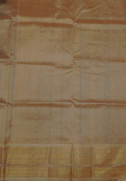 Pure Silk Cotton Saree-Purple with Contrast Border in Lakshdeepam