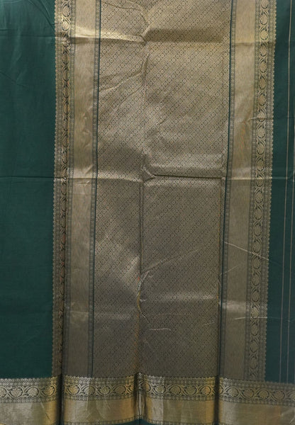 Chettinad Cotton Saree-Sage Green