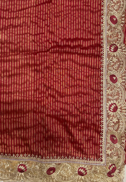 Designer Saree-Red