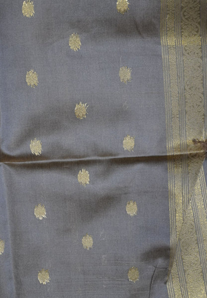 Semi Tussar Saree - Green