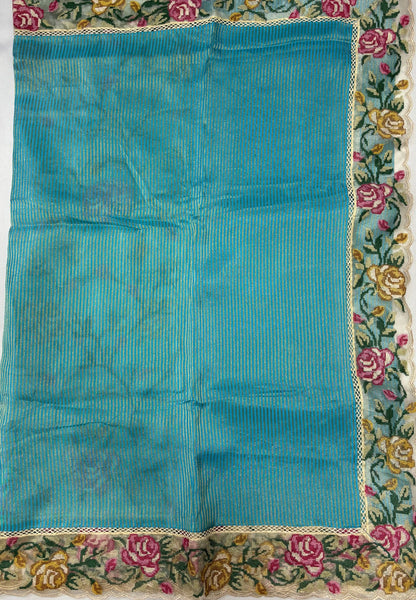 Designer Saree-Sky Blue