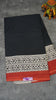 Mul Mul Cotton Saree Black thumbnail