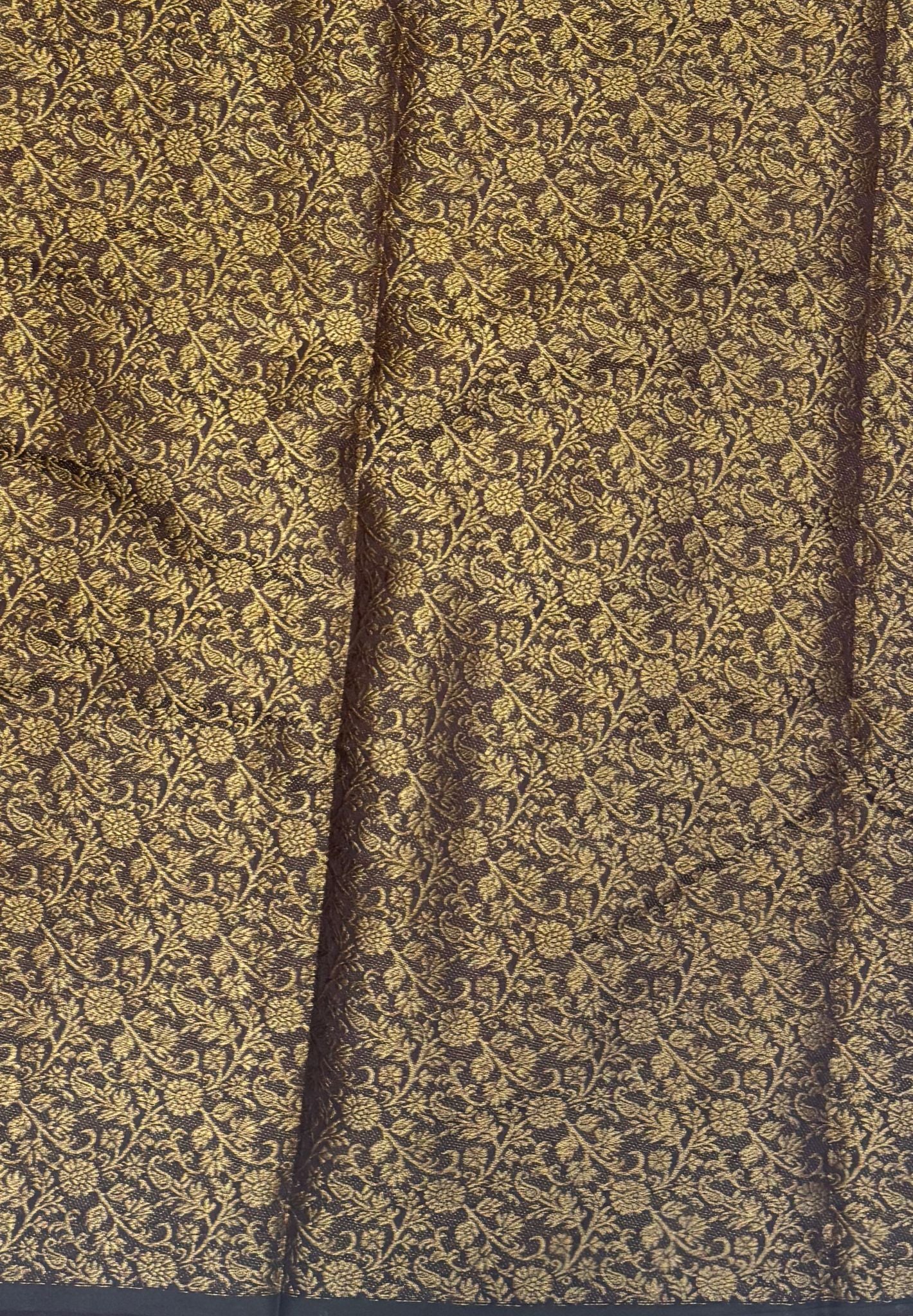 Bamboo Silk Saree-Purple-Brown Retpet Border