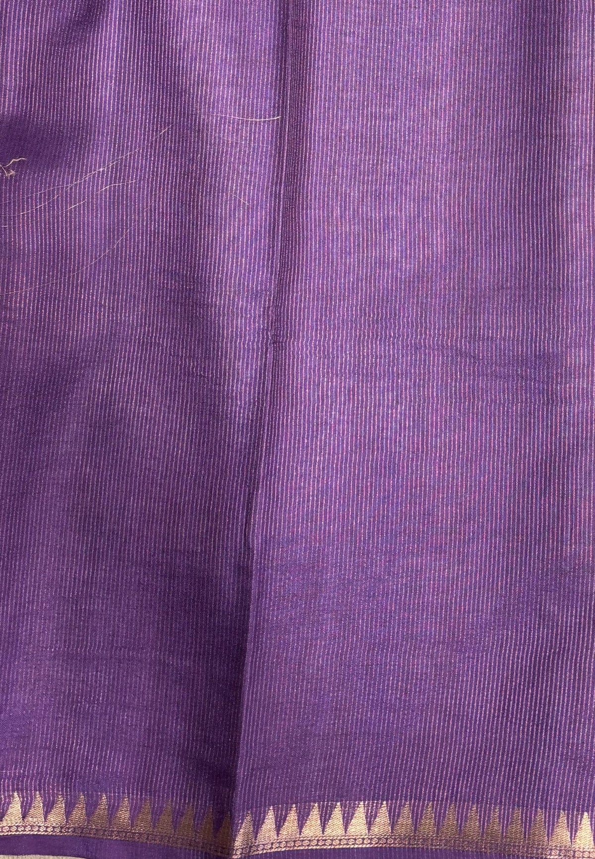Soft Tussar Saree-Purple In Palum Pazhamum Border